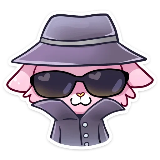 Стикер 😎 из набора Клубничная Ванилька