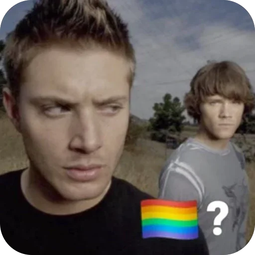 Стикер 🏳️‍🌈 из набора супернатуральни пикчи