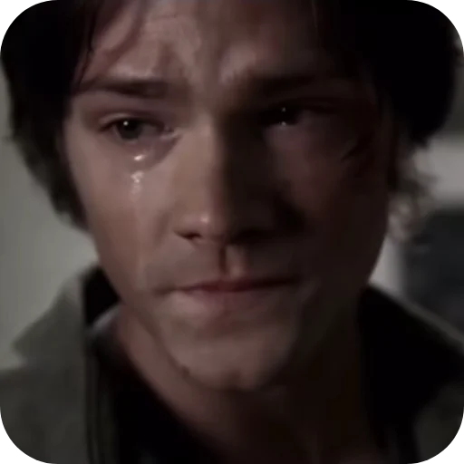 Стикер 😢 из набора супернатуралы