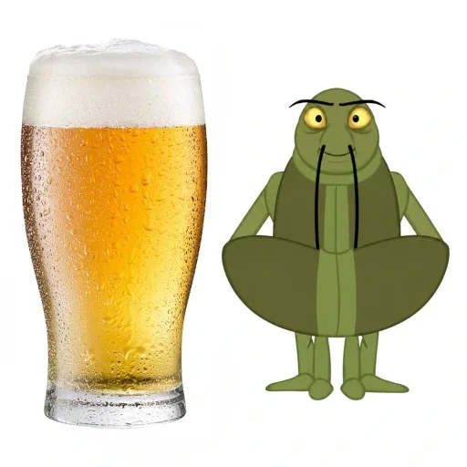 Стикер 🍺 из набора Лунтик: Потерянное детство