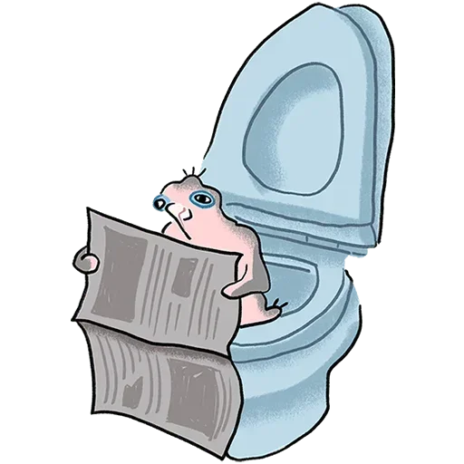 Стикер 🚽 из набора Дима БТ |