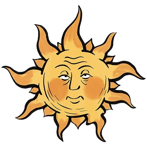 Стикер 🌞 из набора | Средневековые страдальцы БТ