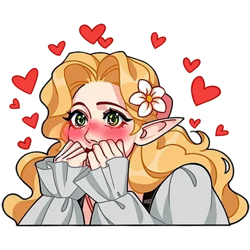 Стикер 🥰 из набора Мэйди БТ |