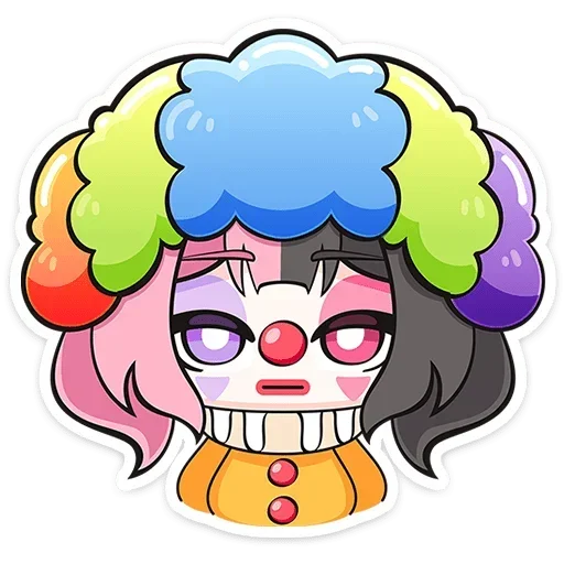 Стикер 🤡 из набора Виспи |