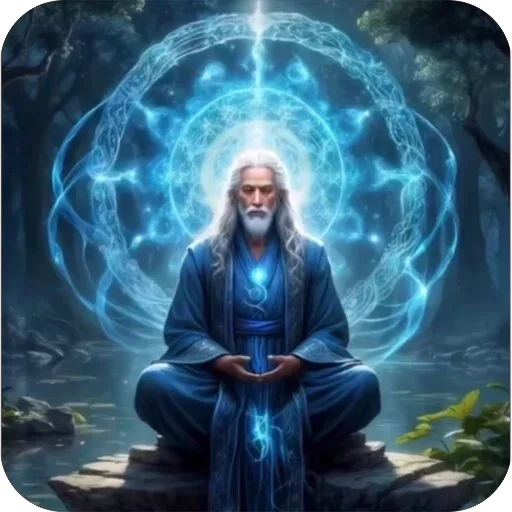 Стикер 😌 из набора Meditation Lights