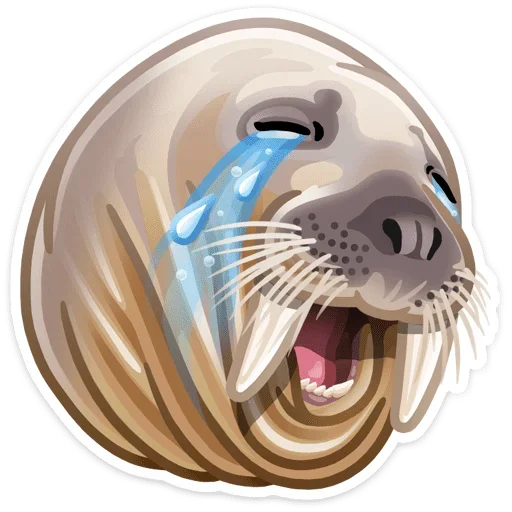 Стикер 😢 из набора WWF Animals от