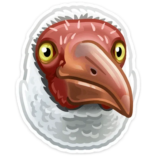 Стикер 😐 из набора WWF Animals от