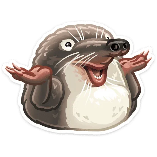Стикер 🤷 из набора WWF Animals от