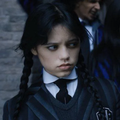 Wednesday Addams by: 📼🔭 стикер