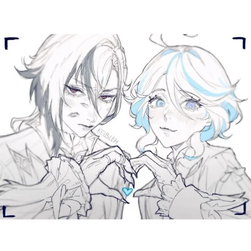 Стикер 🫶 из набора Арлекино (Arlecchino)