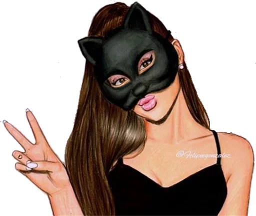 Стикер 😀 из набора Popular Real Gilrs