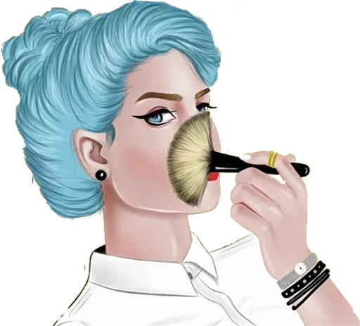 Стикер 😛 из набора Popular Real Gilrs