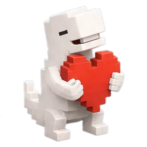 Стикер 😍 из набора White Dinosaur