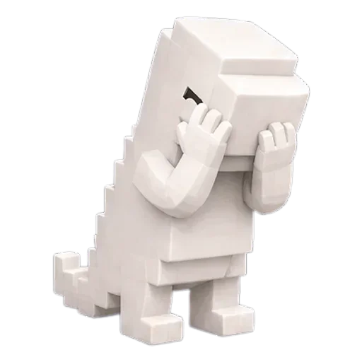 Стикер 🙈 из набора White Dinosaur
