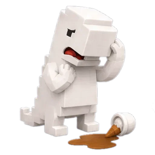 Стикер 🤭 из набора White Dinosaur