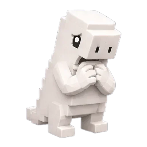 Стикер 😨 из набора White Dinosaur