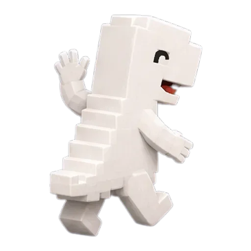 Стикер 👋 из набора White Dinosaur