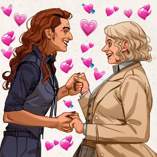 Стикер 🥰 из набора Чайная Ангелов /
