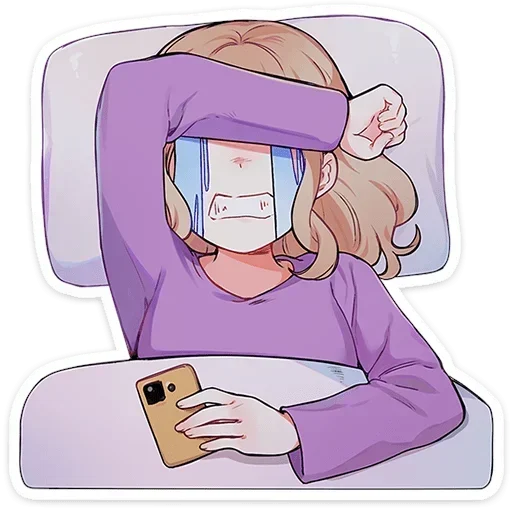 Стикер 😭 из набора Усами |