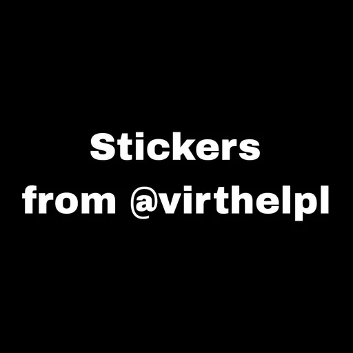  – стикер для Telegram